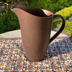 Noritake Kona Large Ceramic Pitcher Coffee Excellent Condition